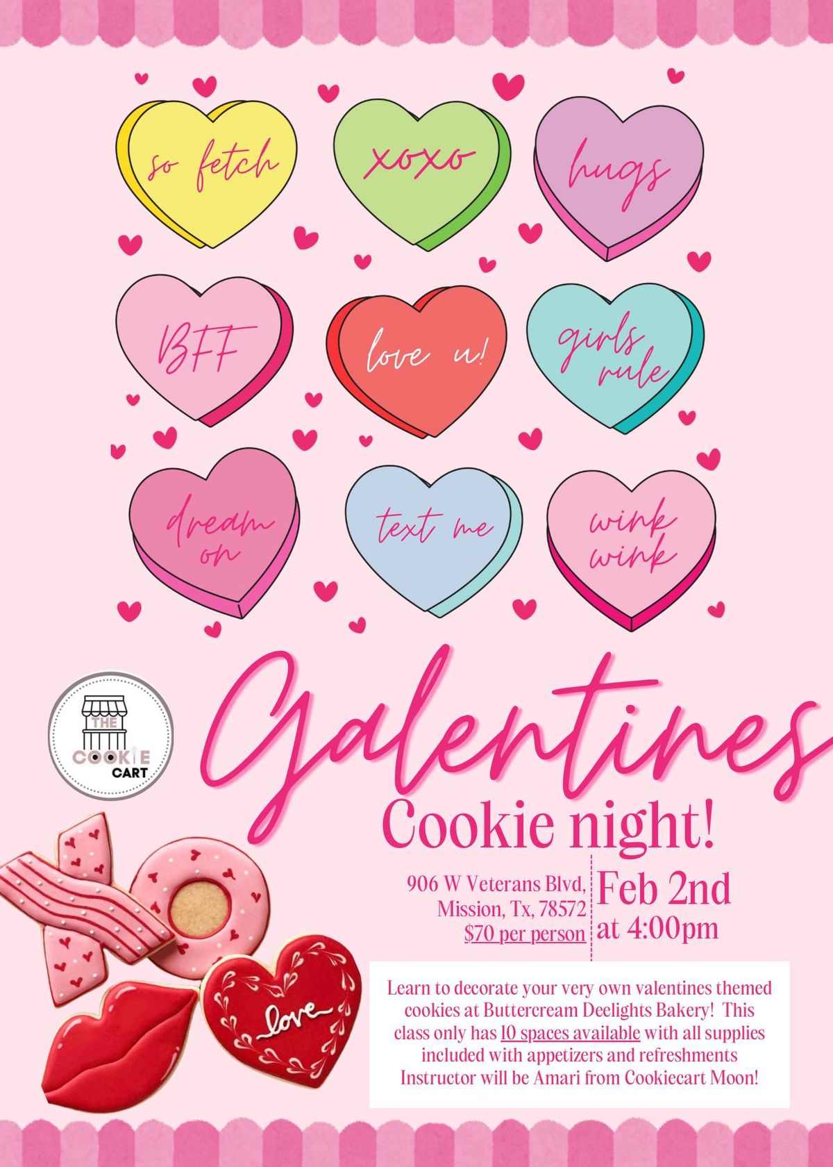 Valentine's Cookie Decorating Class