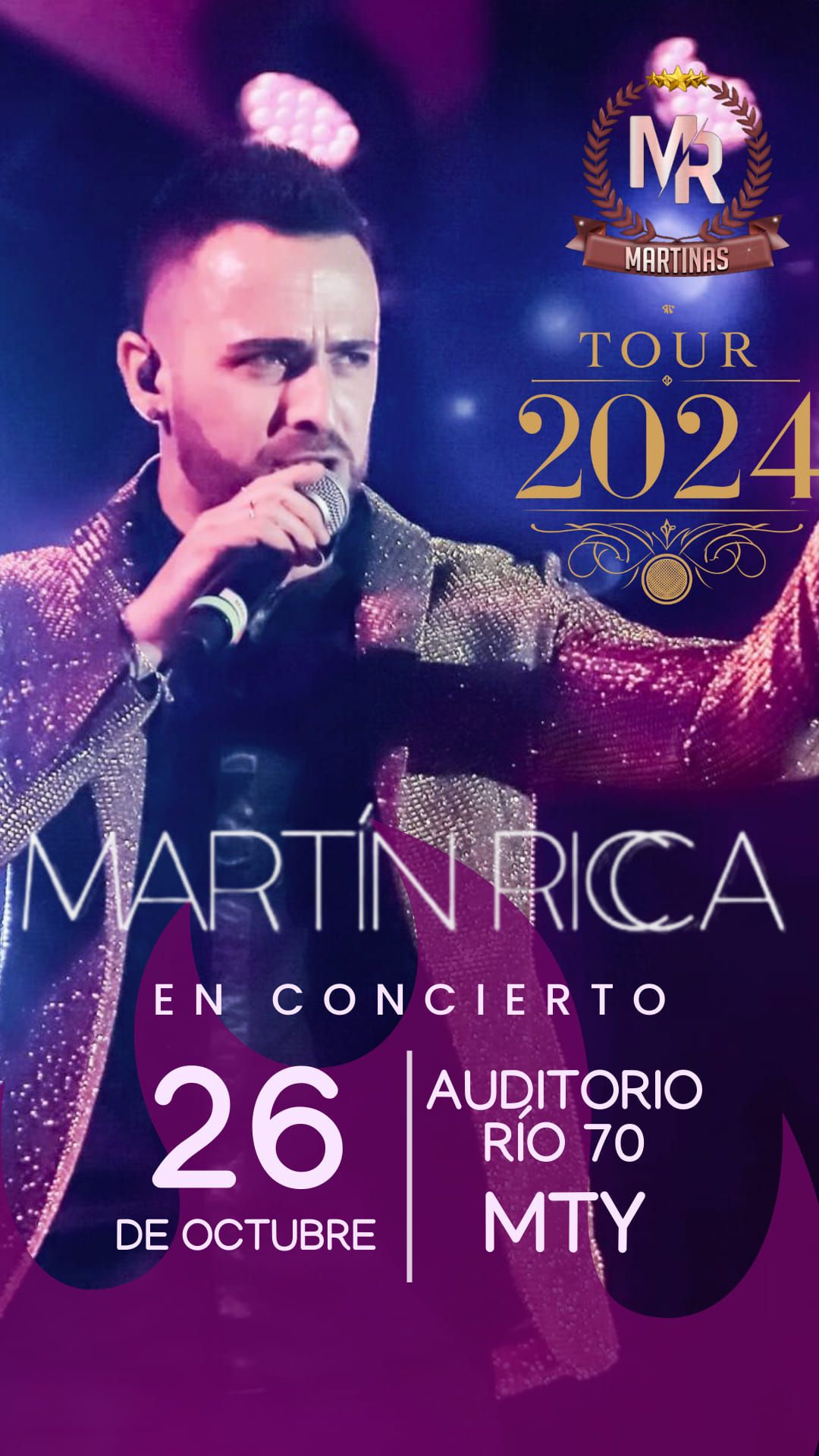 Mart\u00edn Ricca Tour M\u00e9xico 2024