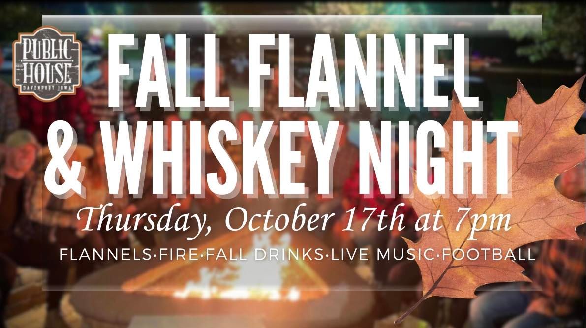 Fall Flannel & Whiskey Night!