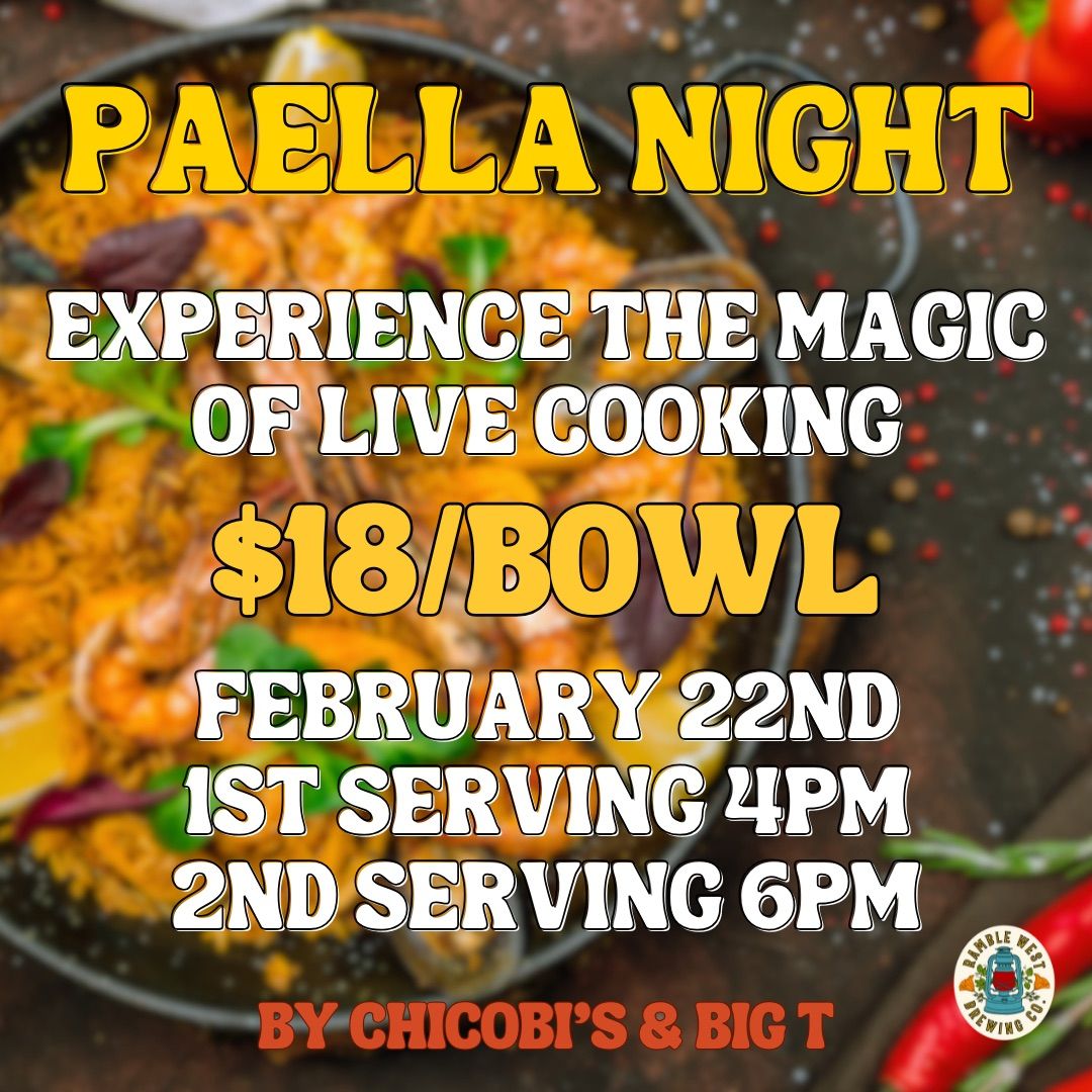 Live cooking: Paella Night