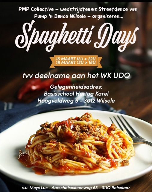 Spaghetti Days tvv PMP collective - Pump\u2019n dance 