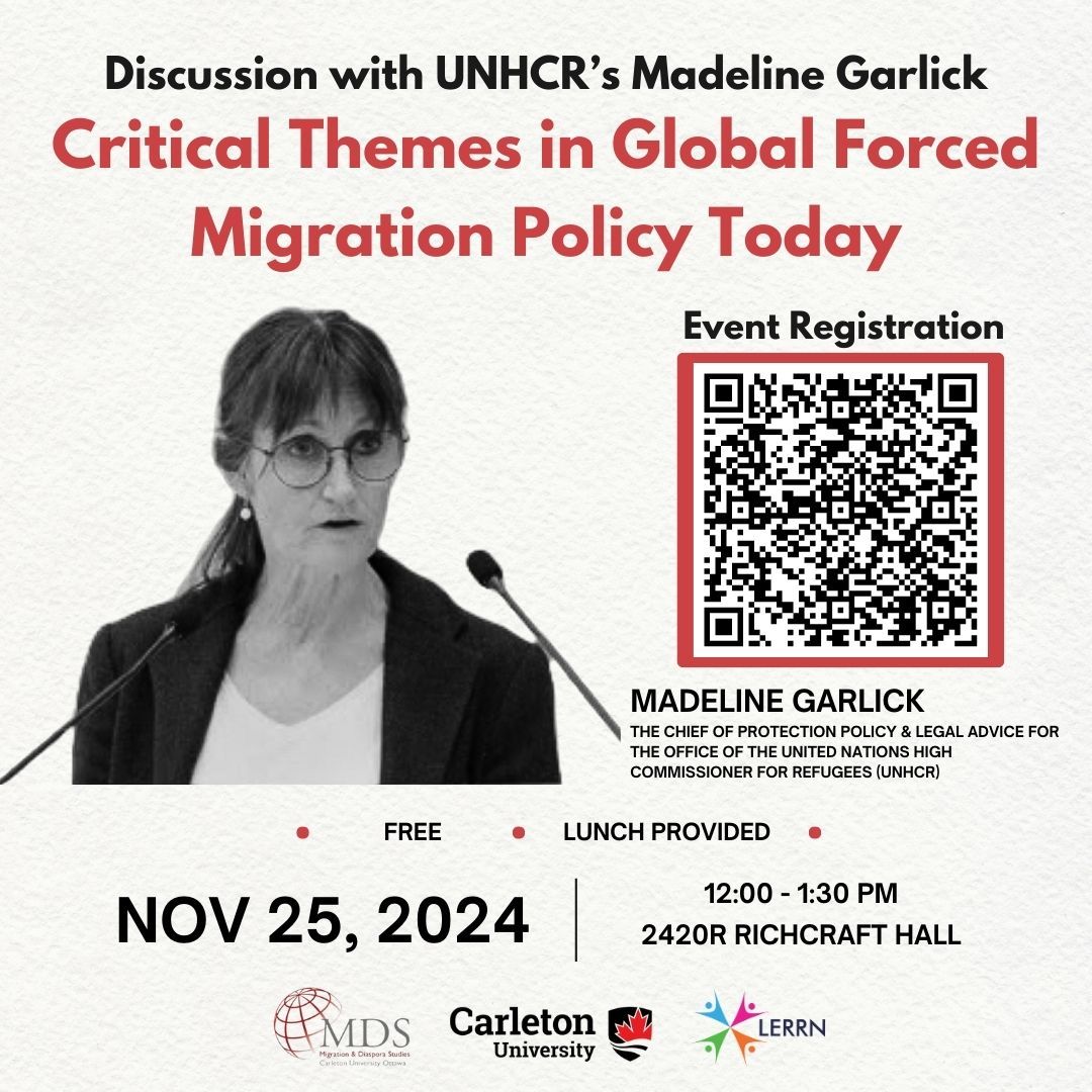 Discussion with UNHCR'S Madeline Garlick