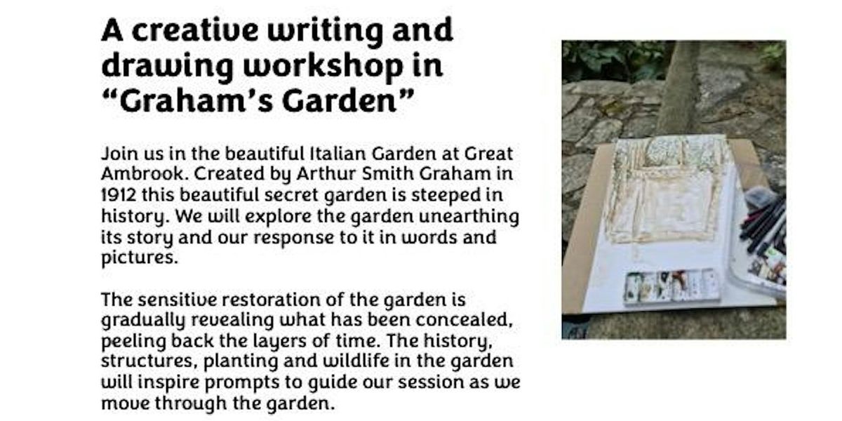 Creative Writing and Drawing in "Graham's Garden"