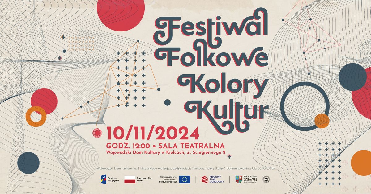 Festiwal "Folkowe Kolory Kultur\u201d Koncert: Kapela "Rykoszyn" & Kapela Niwi\u0144skich