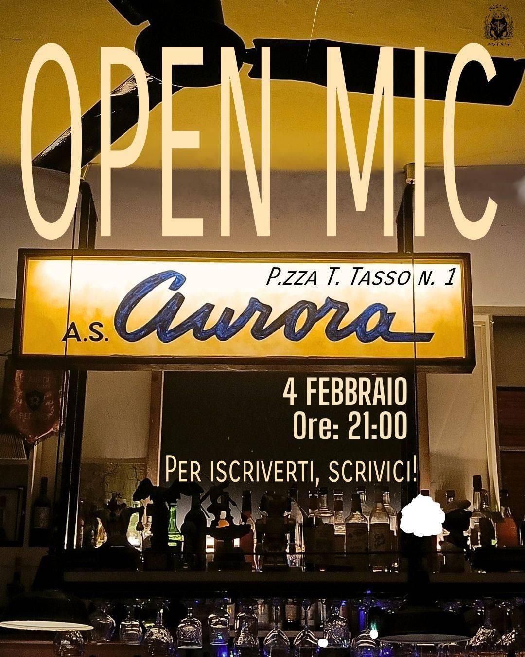 OPEN MIC - CIRCOLO AURORA 