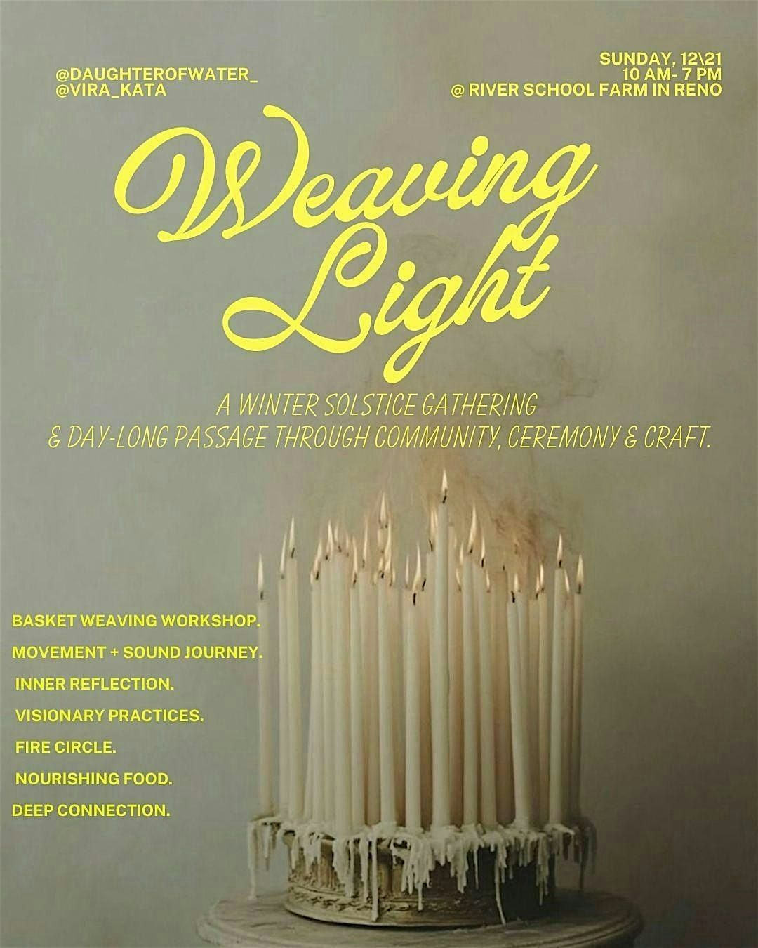 Weaving Light: A Winter Solstice Retreat