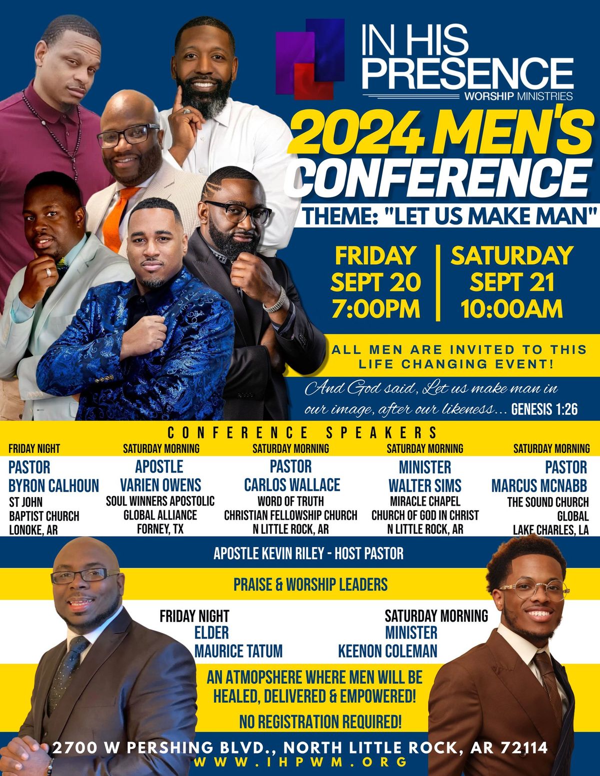 IHPWM 2024 Men's Conference: "Let Us Make Man"