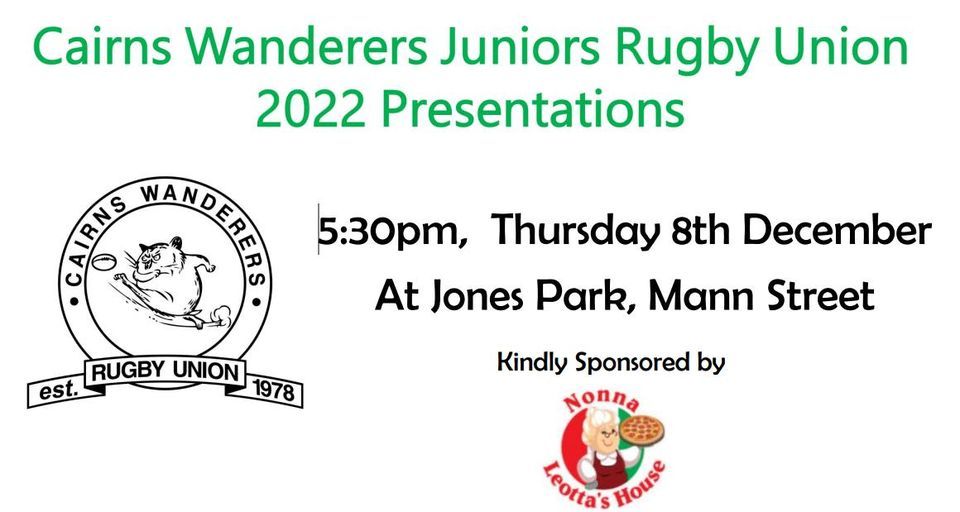 Cairns Wanderers Jr. 2022 Presentation 