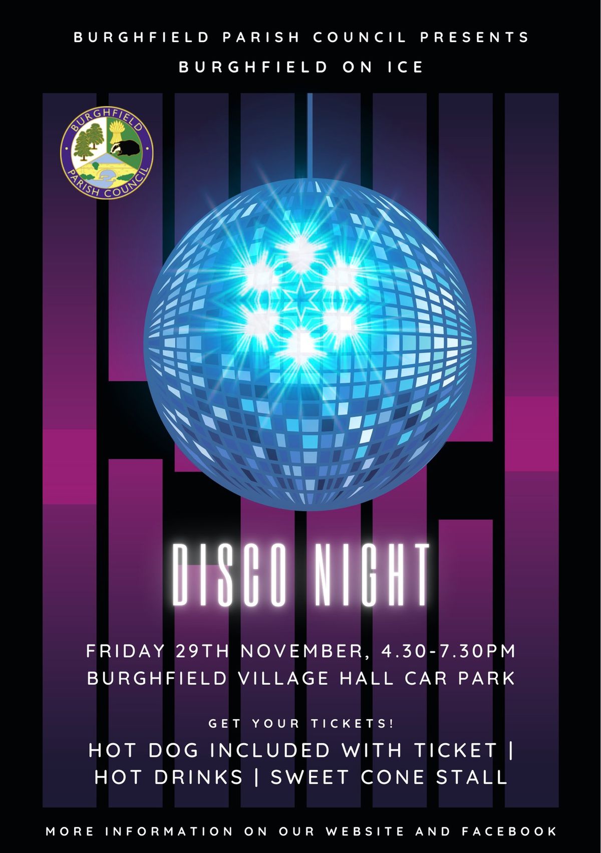 Burghfield on Ice - Disco Night 2024! \ud83e\udea9