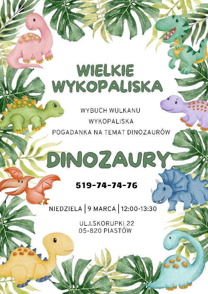 \ud83e\udd96 Wielkie Wykopaliska - Dinozaury \ud83e\udd96