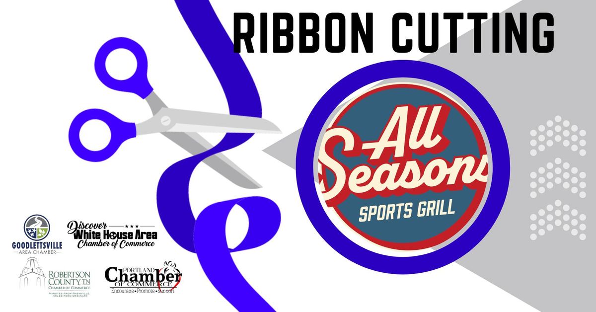 Ribbon Cutting for All Seasons Sports Grill 