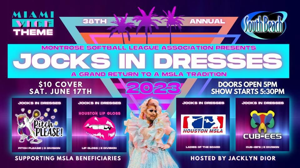 The 38th Annual Jocks In Dresses 2023 \u201cMiami Vice\u201d