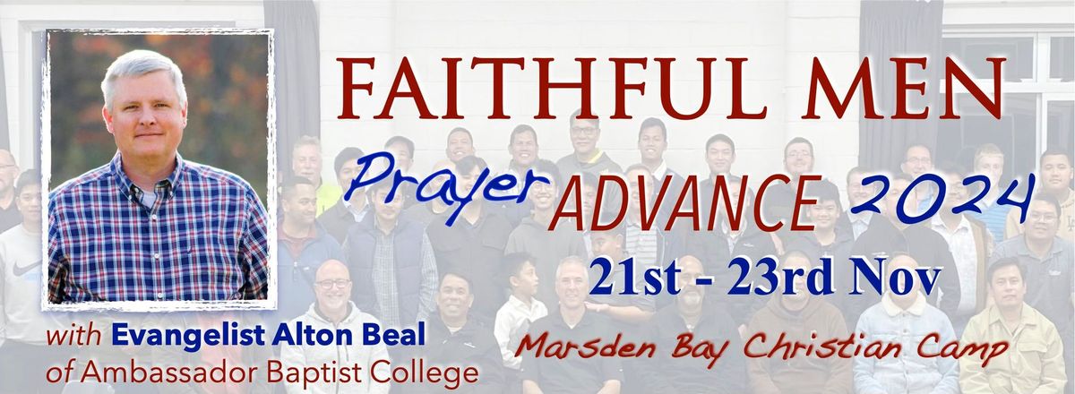 Faithful Men Prayer Advance 2024