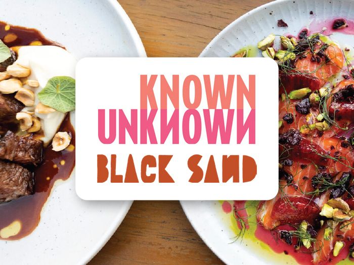 Friends for Dinner: Known Unknown at Black Sands