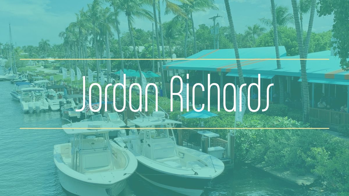 Live Music: Jordan Richards