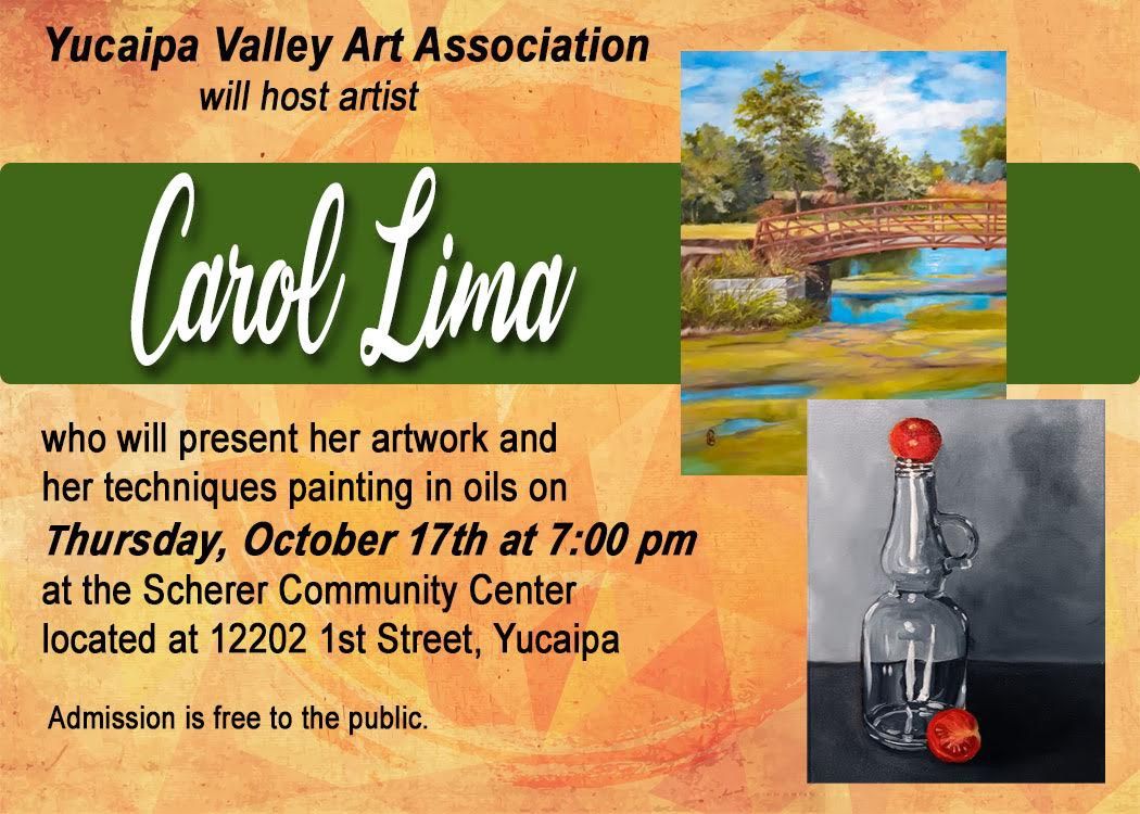 YVAA Hosts Artist Carol Lima