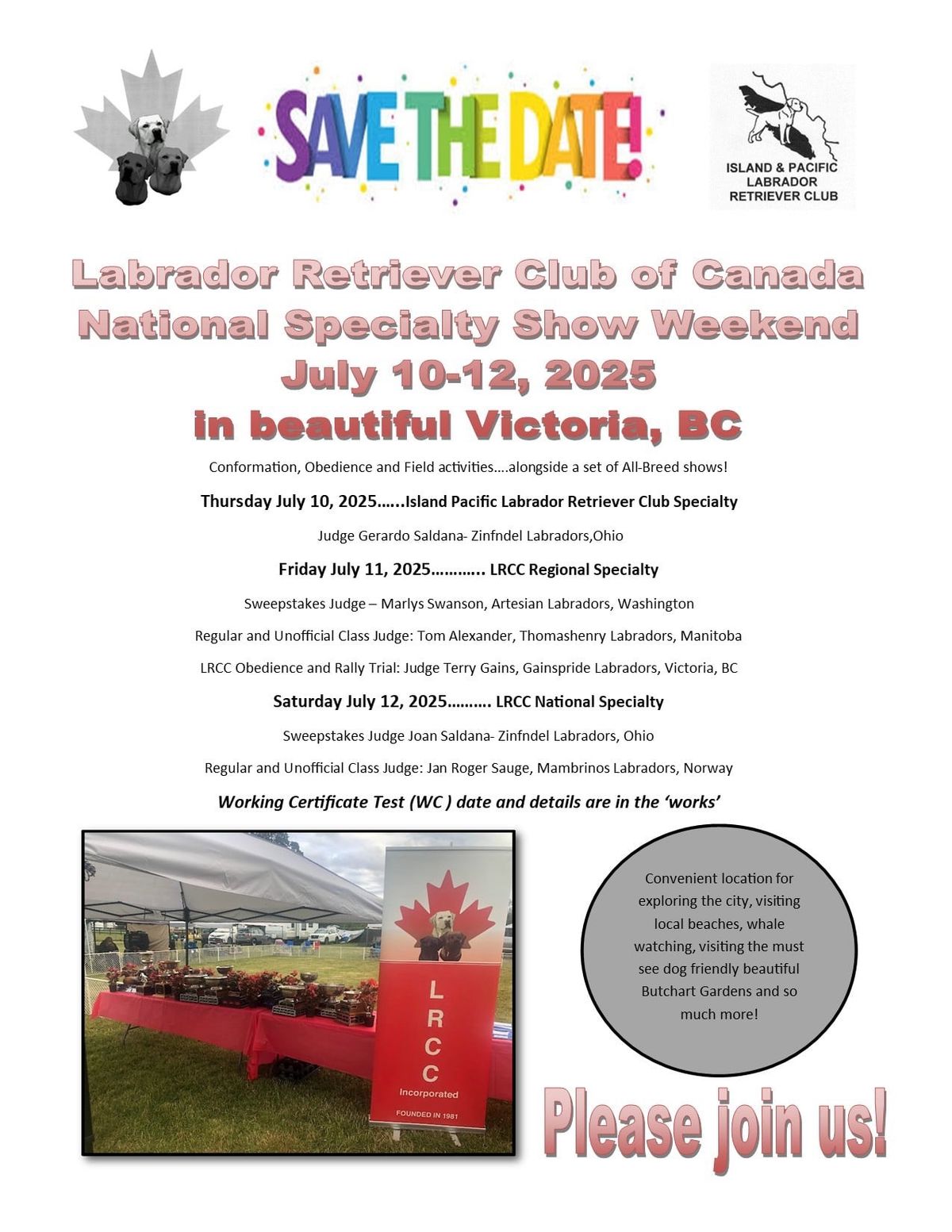 Labrador Retriever Club of Canada National and Specialty Show