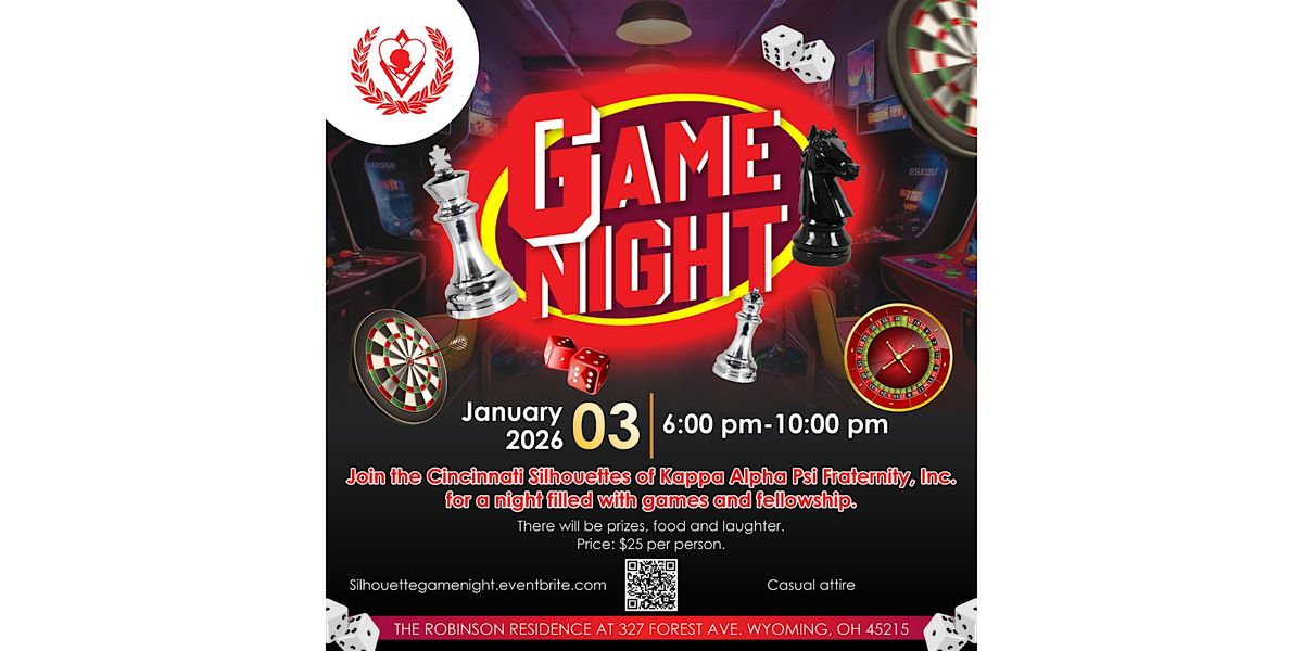Cincinnati Silhouettes Game Night