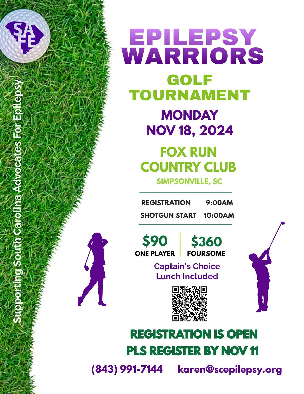 Epilepsy Warriors Golf Tournament