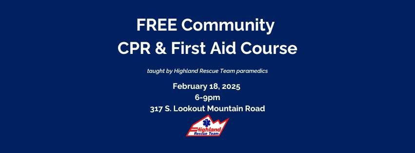 FREE CPR Course 