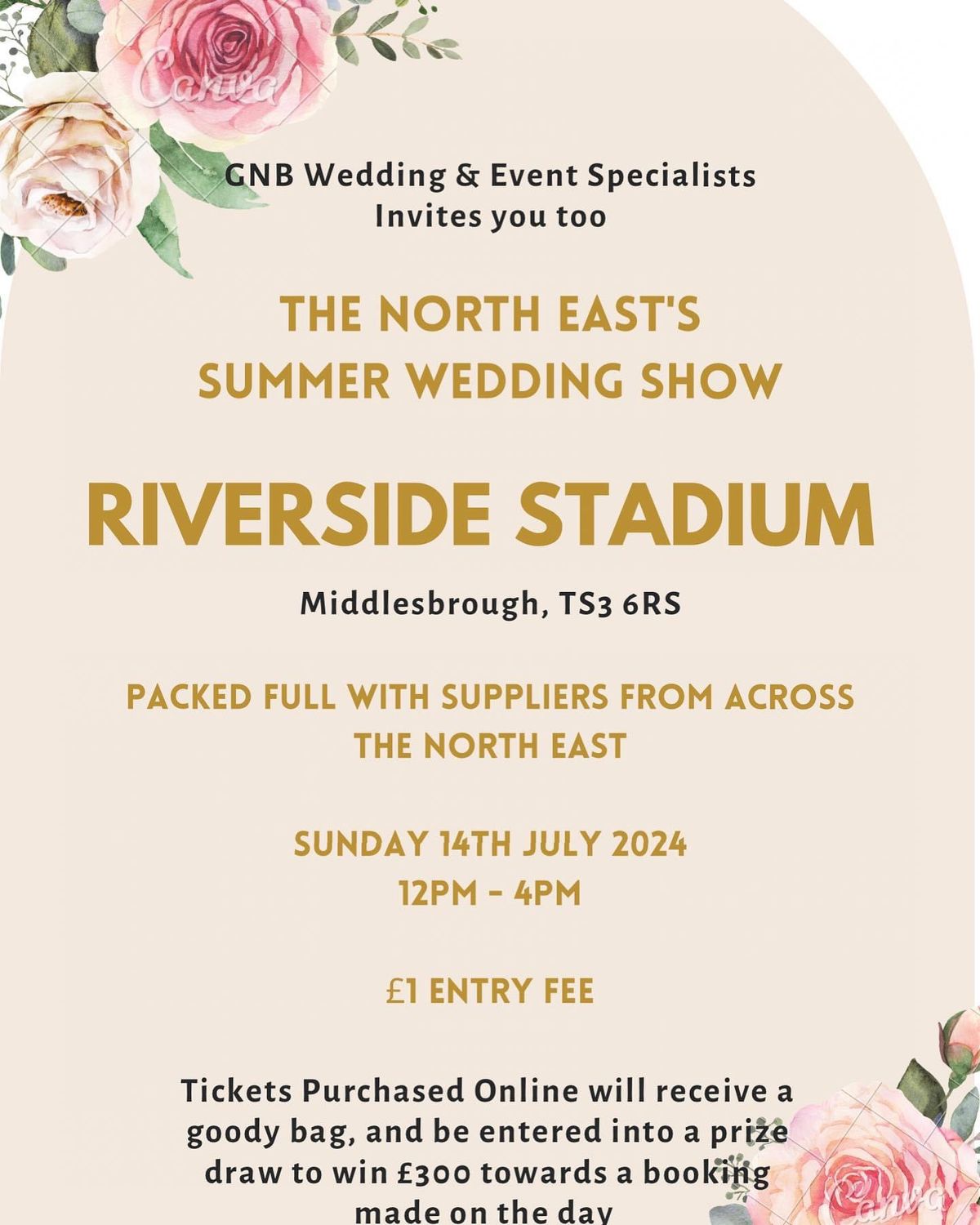 North East Summer Wedding Fayre Riverside Stadium