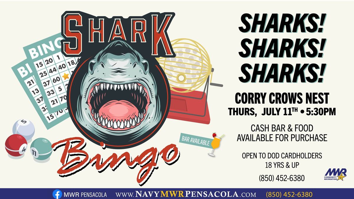 Shark Week Bingo