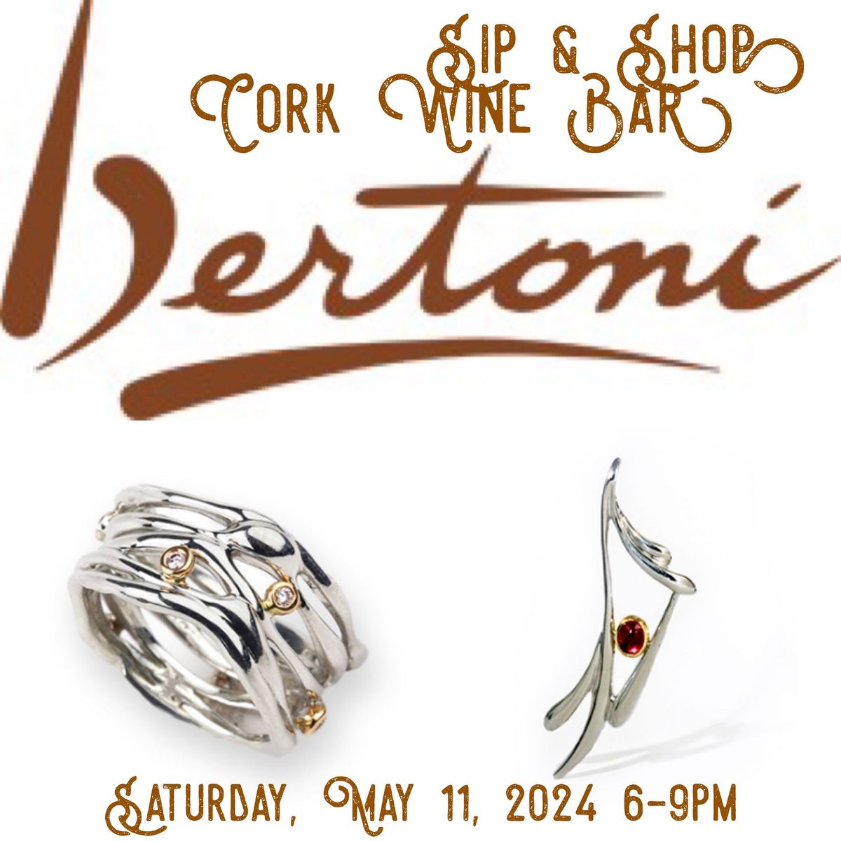 Bertoni Gallery Pop-Up Shop & Sip at Cork Wine Bar