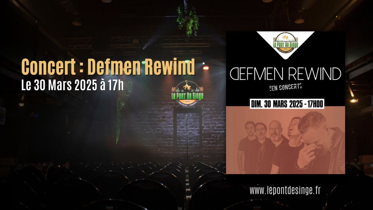 Concert : Defmen Rewind