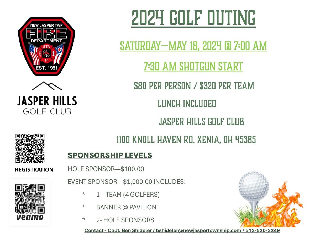 Annual New Jasper Township Fire Department Golf Outing