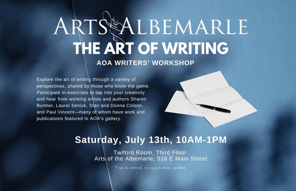 The Art of Writing: AOA Writers' Workshop