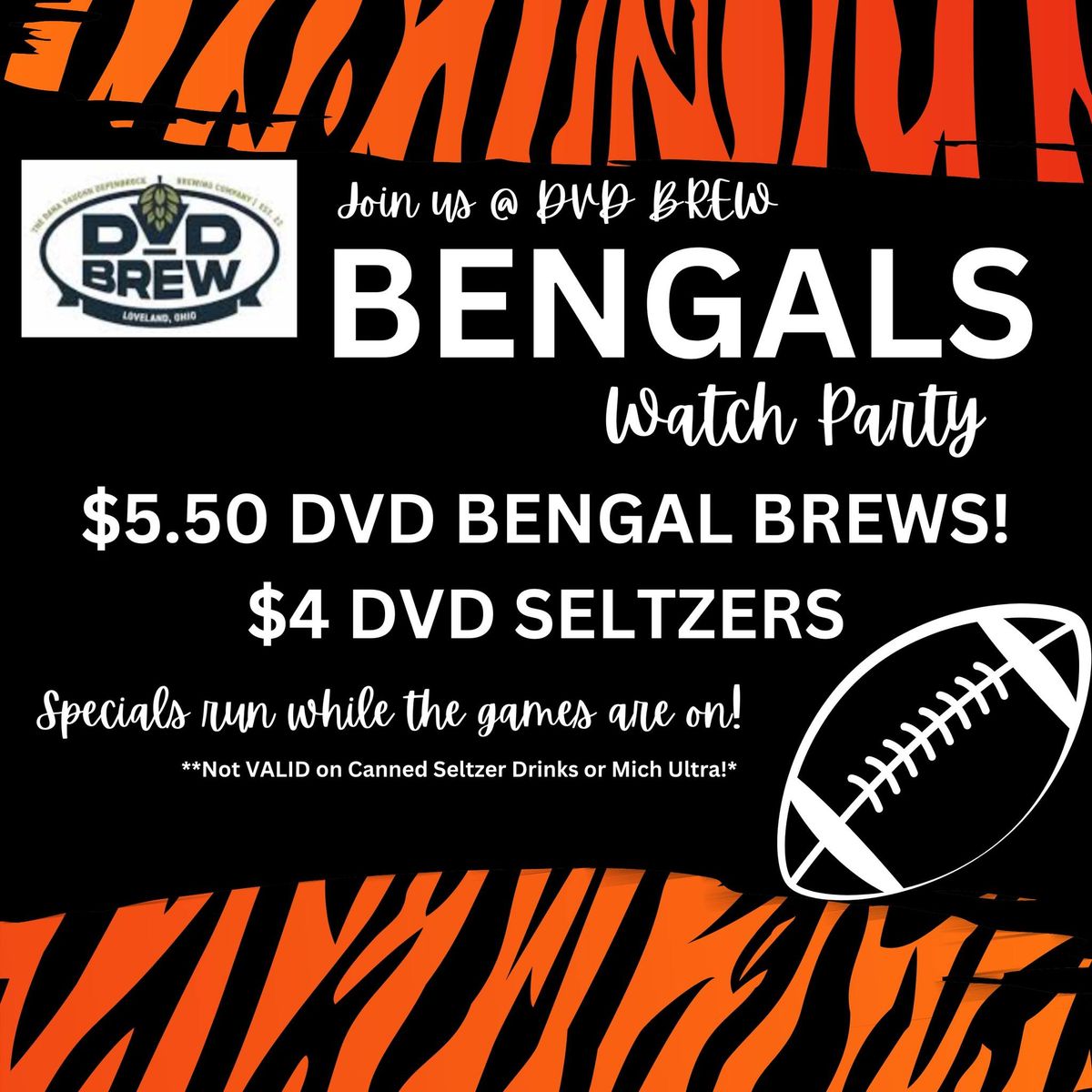 BENGALS WATCH PARTY!