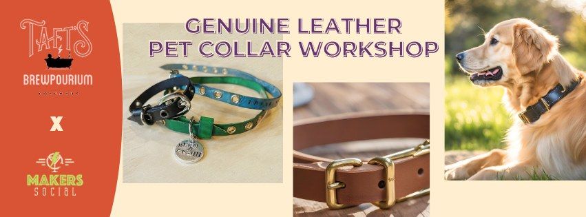 DIY Genuine Leather Pet Collar Workshop