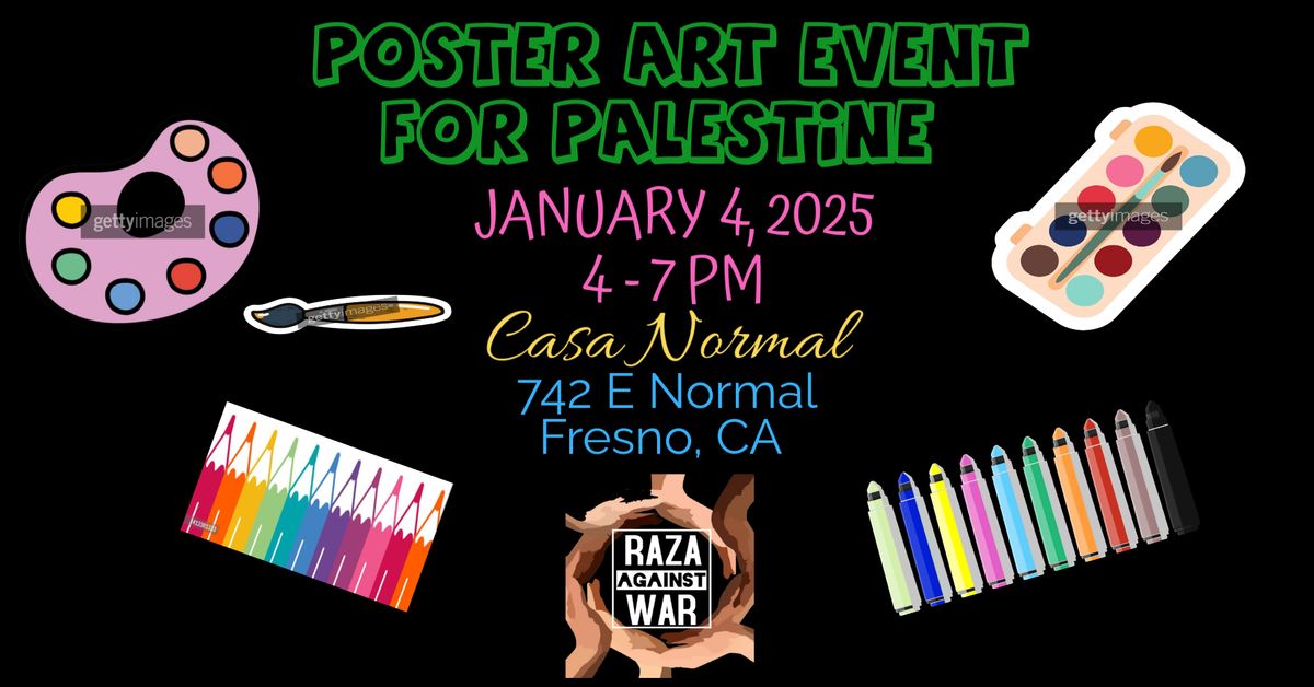 Raza Against War: Poster Making for Anti-War Demonstrations