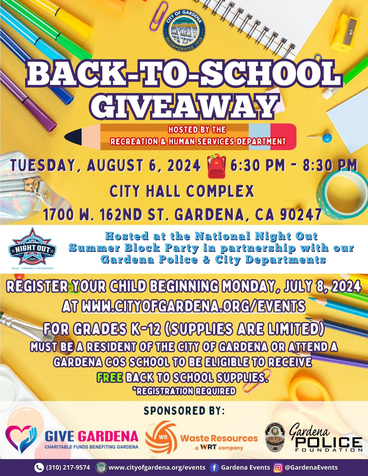 Back-To-School Giveaway