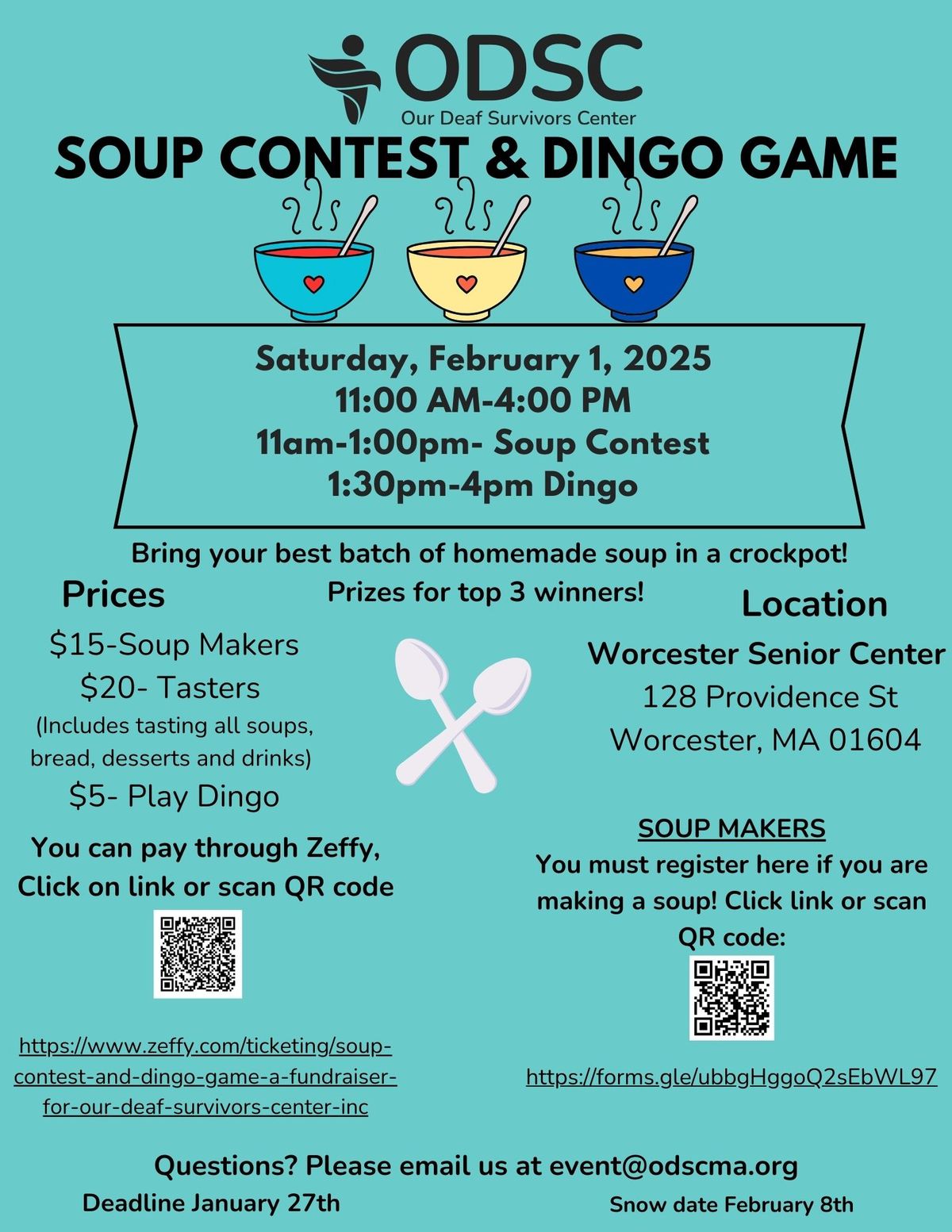 Soup Contest & Dingo Game