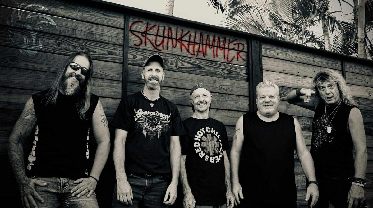 \ud83c\udfb8\ud83d\udd25 Amp Up Your Weekend with SKUNKHAMMER at Whiskey Wings Tarpon \ud83e\udd18