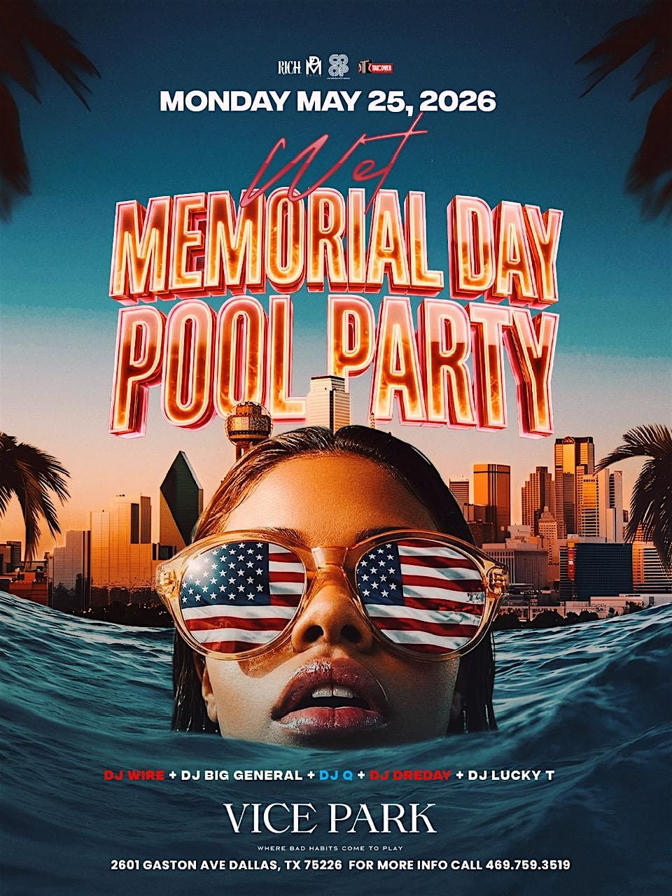 "Wet" Memorial Day Pool Party at Vice Park