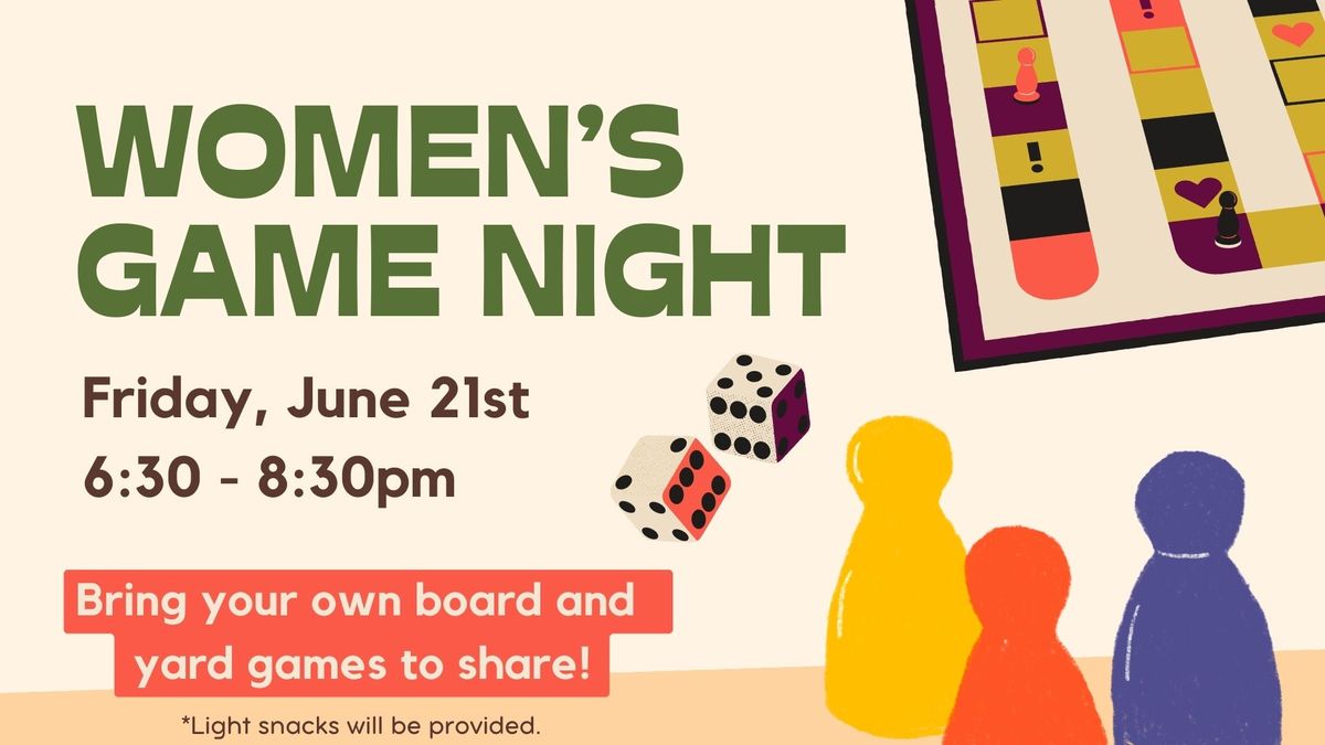 Women's Game Night