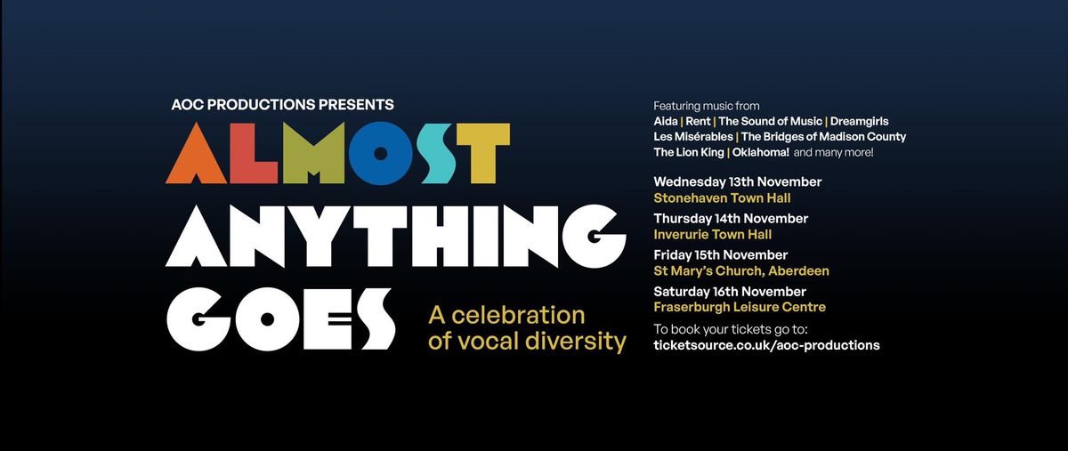 Almost Anything Goes in Concert