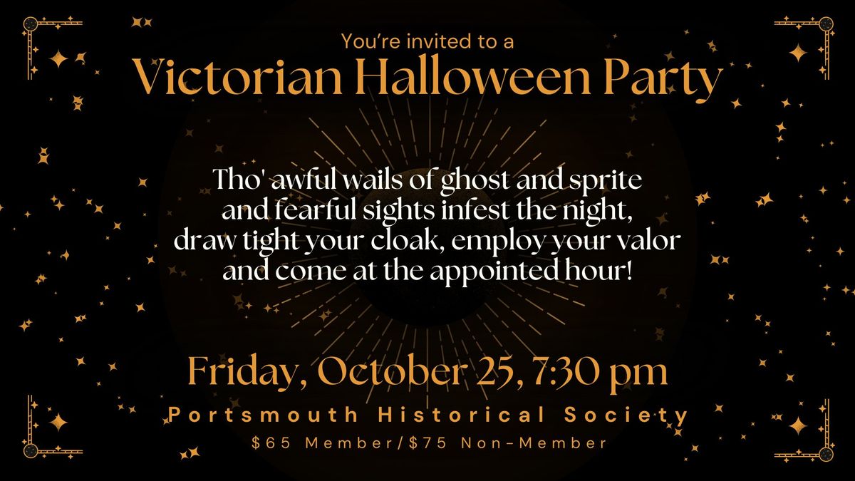 Victorian Halloween Party