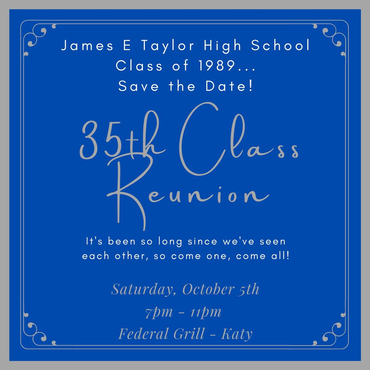 THS 35th Class Reunion