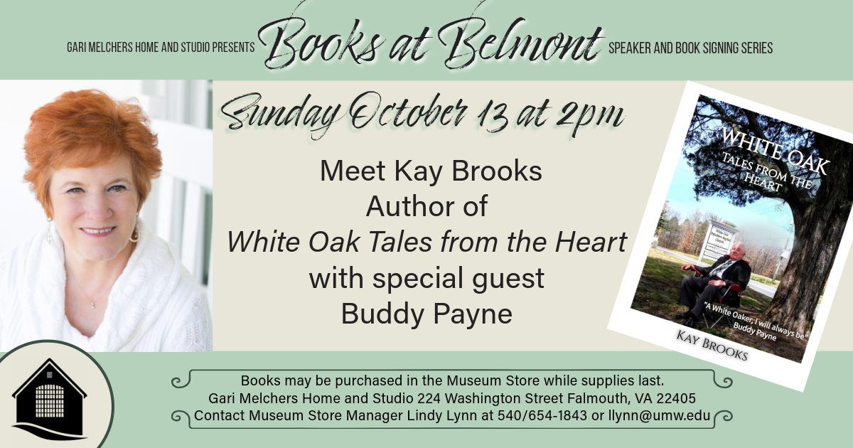 Books at Belmont Speaker Series: Kay Brooks 