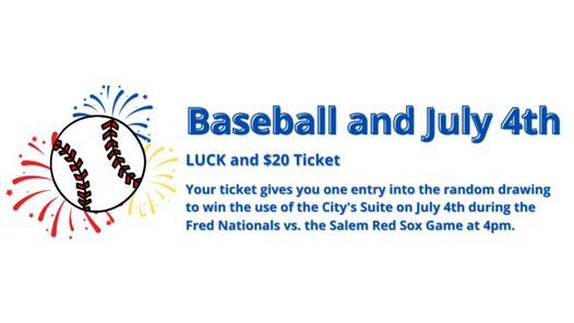 Baseball and July 4th!, Fredericksburg Nationals, 4 July 2021