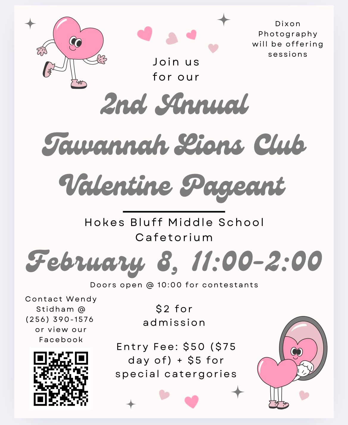 2nd Annual Tawannah Lions Club Valentine Pageant