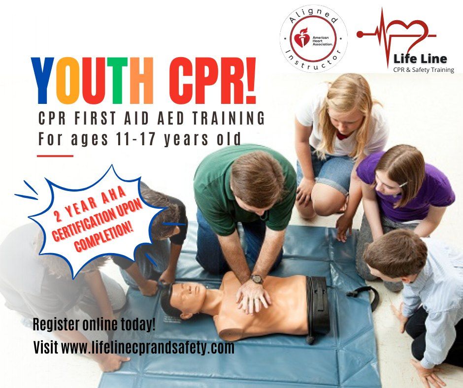 Maricopa- Youth CPR Class! Ages 11-17 years old 