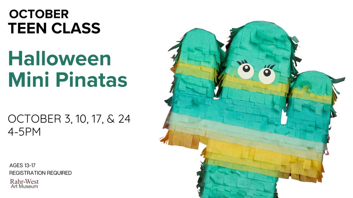 Halloween Mini Pinatas - Teen Class