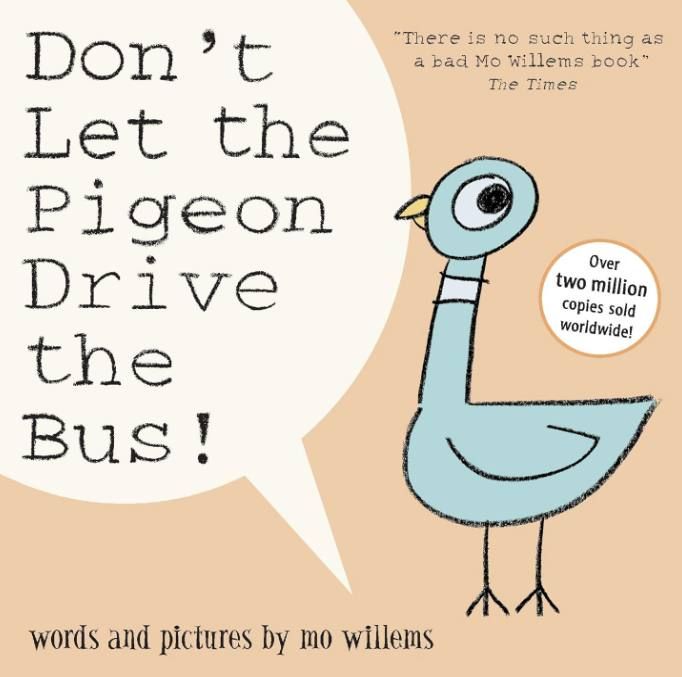 Meet Pigeon! (But don't let him drive the bus!!)