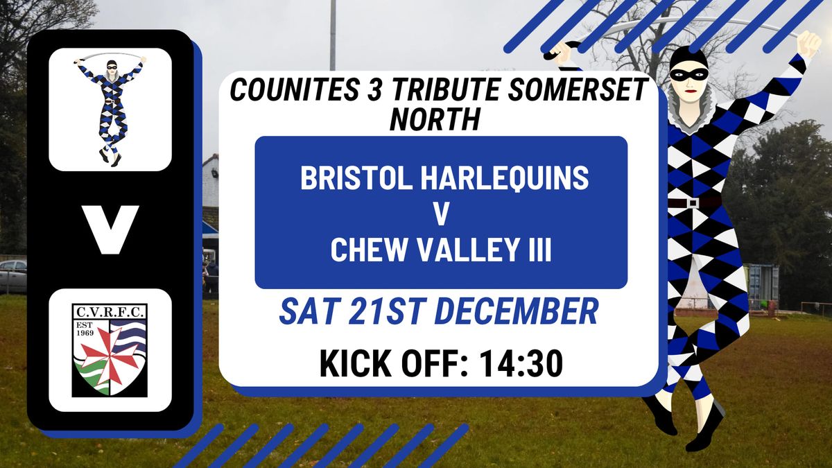 Counties 3 Tribute Somerset North Matchday 13: Bristol Harlequins V Chew Valley III