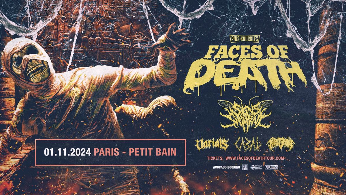 Faces Of Death 2024 (Paris) Signs Of The Swarm, Varials, Cabal & To The Grave \/\/ Petit Bain 