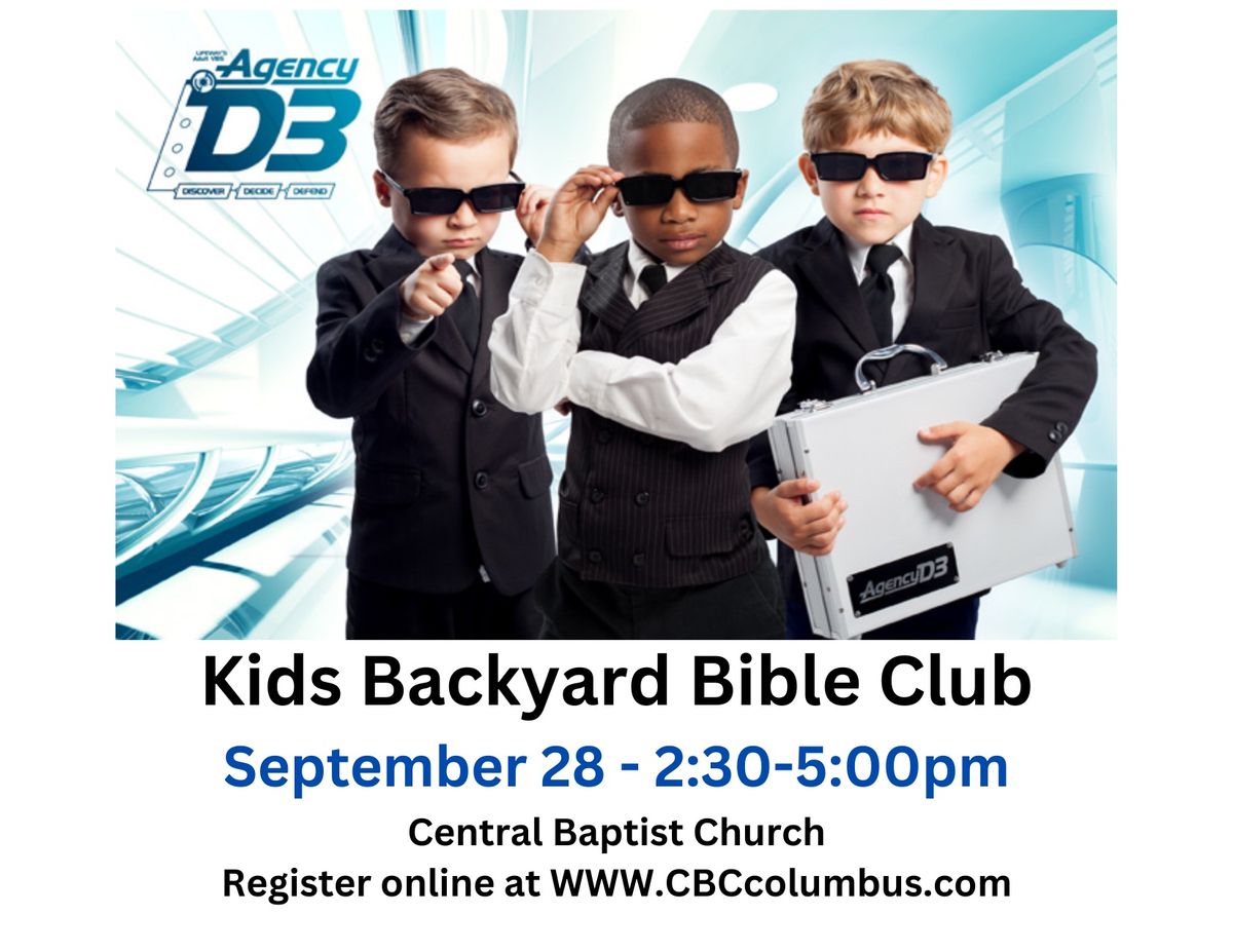 Kids Backyard Bible Club